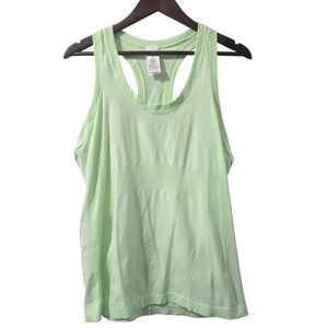 Athleta Momentum Tank Top Womens‎ XL Light Green Lime Seamless Racerback New